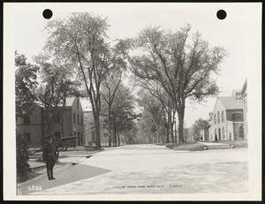 Looking south from north gate