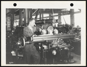 Student officer at mobile carriage shop