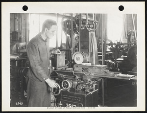 Student officer at mobile carriage shop