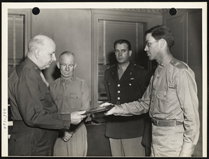 Military personnel and award