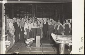 Ordnance workers in warehouse