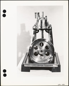Working model of MacIntosh-Seymour Marine Steam Engine made by Watertown Arsenal Apprentice School