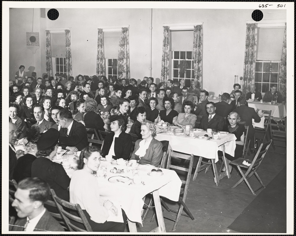 Group at luncheon