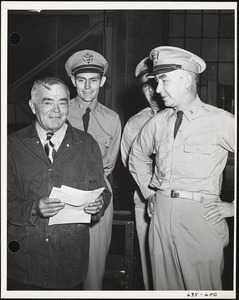 Mechanical worker receiving award