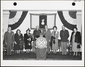 Group on stage for Ordnance Department U.S.A. event