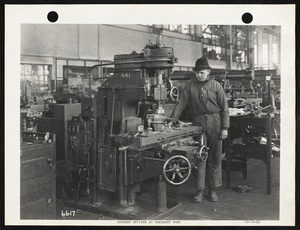 Student officer at seacoast shop