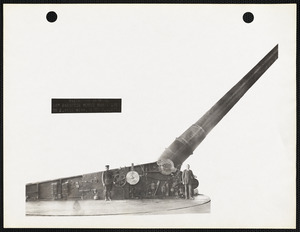 16" Barbette mount, model 191, side view