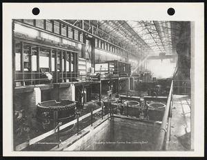 Foundry, interior, centre bay, looking east
