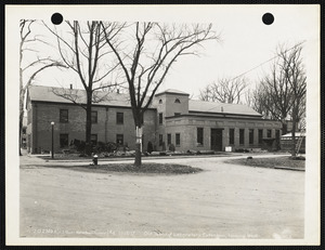 Old testing laboratory extension, looking west