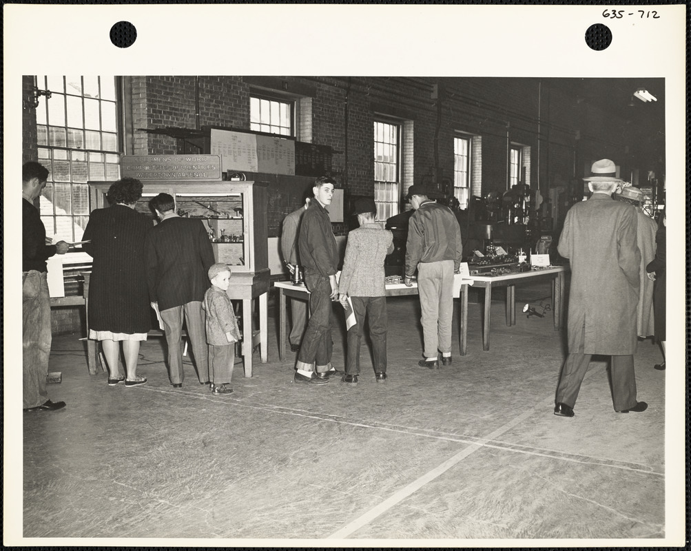 Specimens of work completed by apprentices, Watertown Arsenal