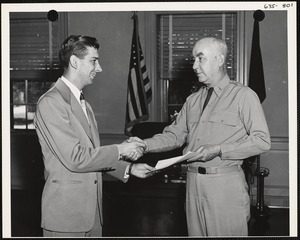 Two men shaking hands