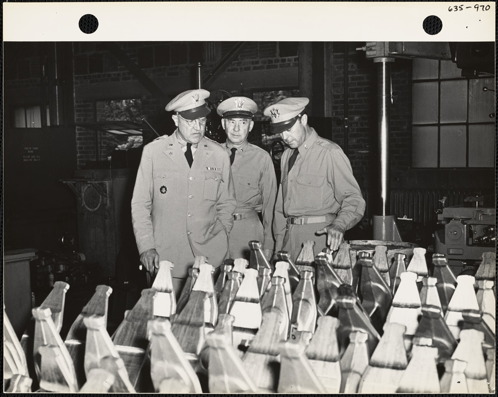 Officers in factory