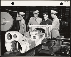 Officers in factory