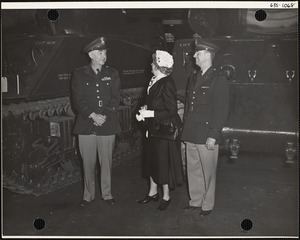 Woman and two officers