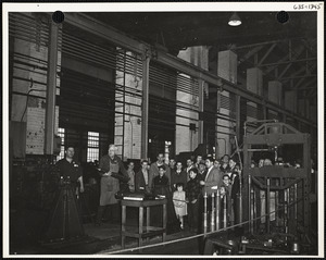 Group at exhibit