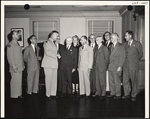 Col. Mesick, Dr. Lester and group