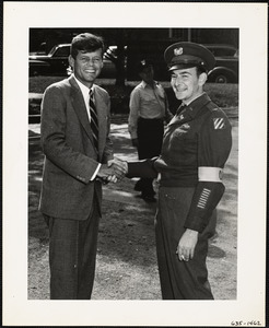 John F. Kennedy and officer