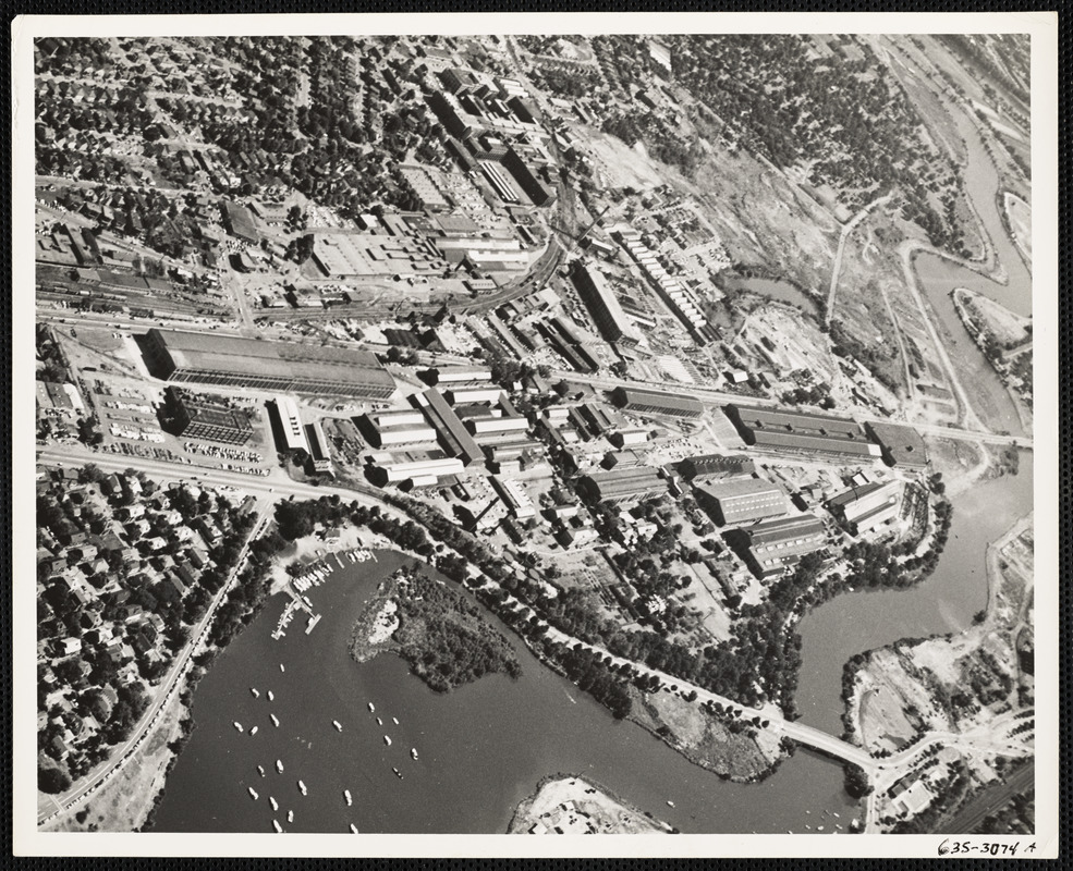 Aerial view of Watertown Arsenal