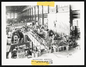 Bldg. 421 centrifugal casting foundry east end looking west