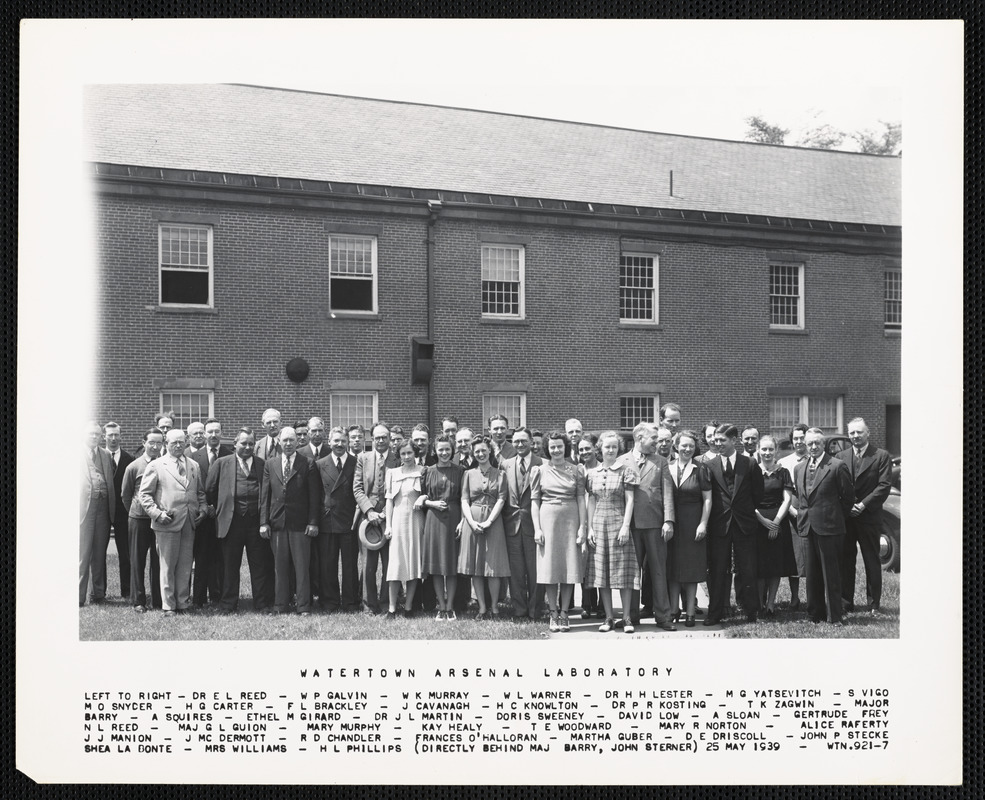 Watertown Arsenal laboratory