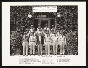 Reserve Officer School, Watertown Arsenal, Mass. July 14-27, 1940