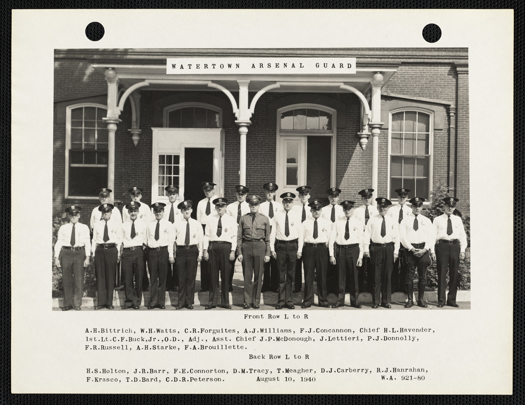 Watertown Arsenal Guard