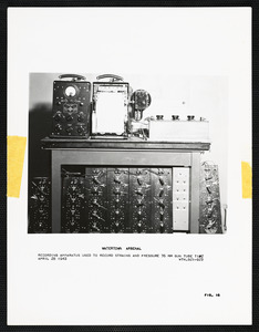 Recording apparatus used to record strains and pressure 76 mm gun tube TI 2