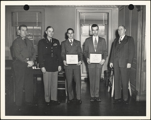 Men with awards