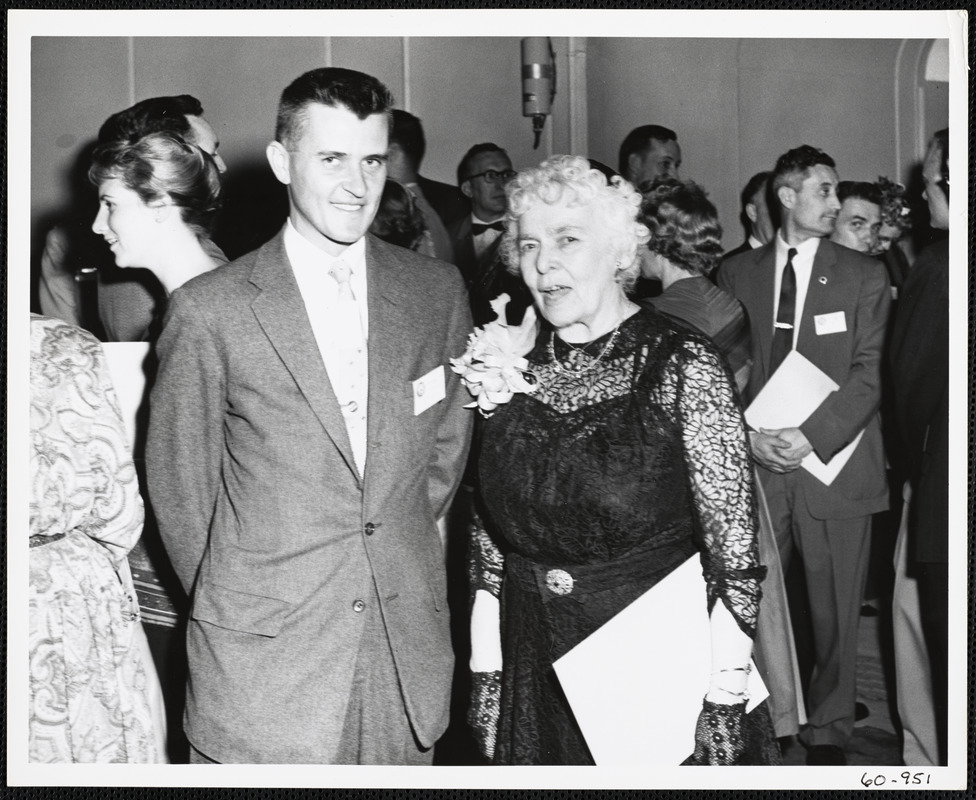 Man and woman at ORMO Reactor Dedication