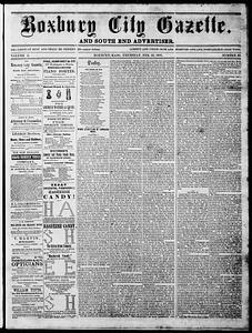Roxbury City Gazette and South End Advertiser, February 15, 1866