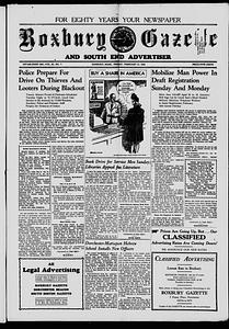 Roxbury Gazette and South End Advertiser, February 13, 1942