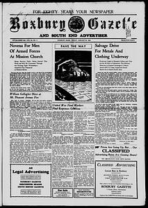 Roxbury Gazette and South End Advertiser, January 30, 1942