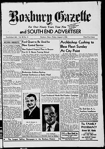 Roxbury Gazette and South End Advertiser, August 03, 1956