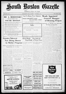 South Boston Gazette, September 18, 1937