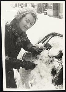 Ice scraping Union Park st. Mrs. Anna [illegible]