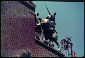 Unicorn statue, Old State House, Boston