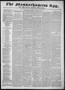 The Massachusetts Spy, and Worcester County Advertiser