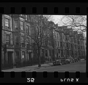 Commonwealth Avenue, Boston, Massachusetts, between Clarendon Street and Dartmouth Street