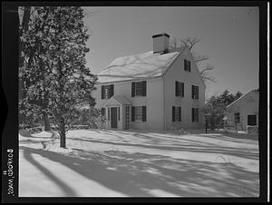 House in snow, Boxford