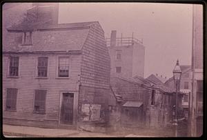 Alley off North Street next to "Old Ruin" 341 North Street Boston North End