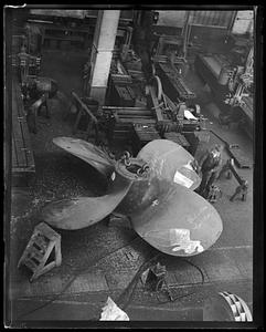 Large propeller, USS Leviathan