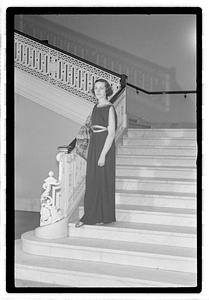 Woman in formal dress