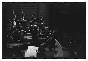 Orchestra performance, Boston Symphony Hall