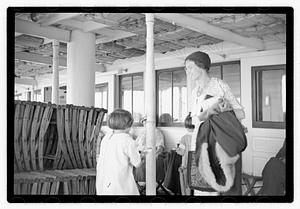 Passengers on a ship