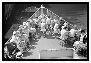 Passengers on a ship