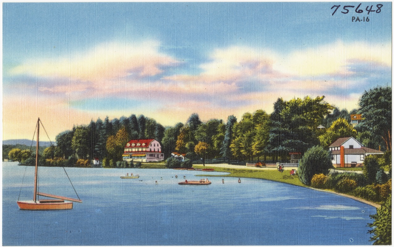 Lake scene, Pennsylvania