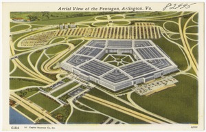 Aerial view of Pentagon, Arlington, Va.
