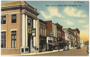 Main Street, looking north, Blackstone, Va.