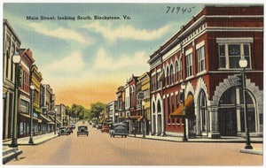 Main Street, looking south, Blackstone, Va.