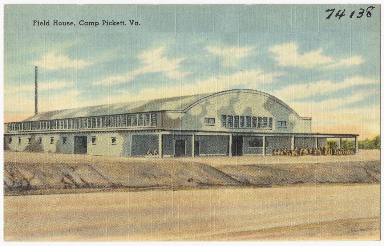 Field house, Camp Pickett, Va.